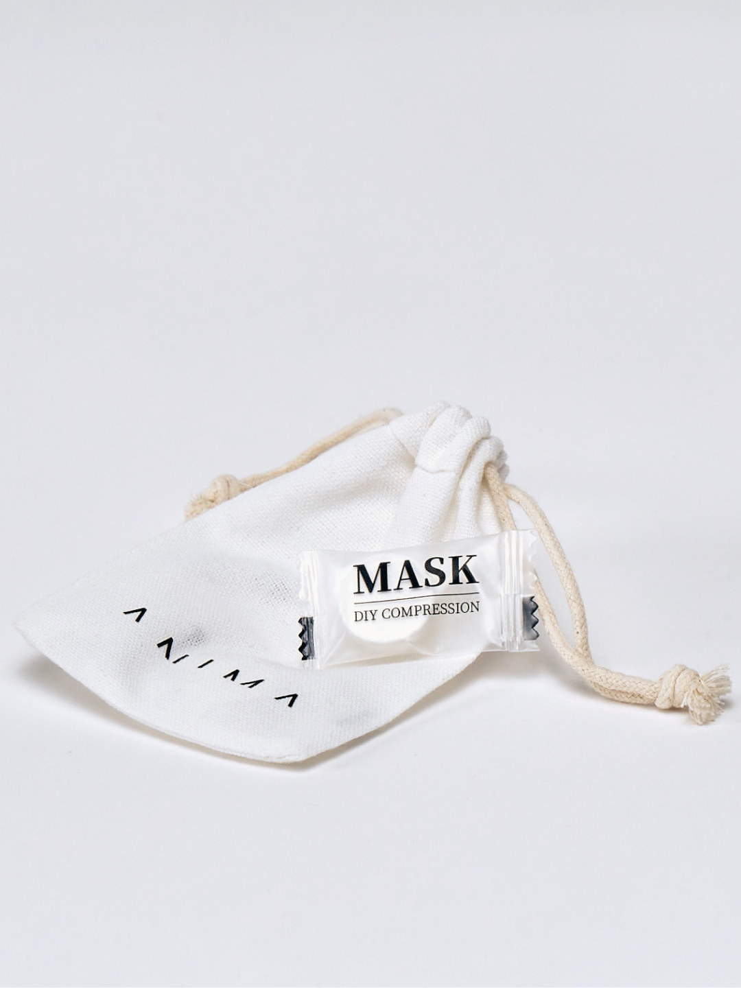 Maschera Compressa ANIMA con sacchetto in cotone